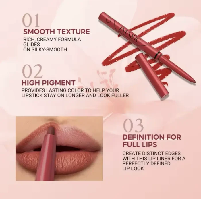 IMAGIC Lip Liner Pencil Set 6 Color/Set - Image 3