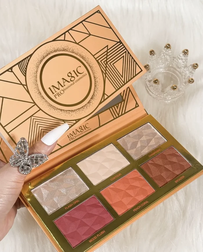 IMAGIC 6 in 1 HIGHLIGHT,BLUSH AND CONTOUR PALETTE
