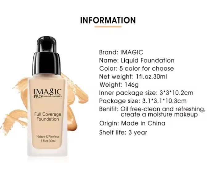 IMAGIC FULL COVERAGE FOUNDATION 1215 SOFT HONEY - Image 7