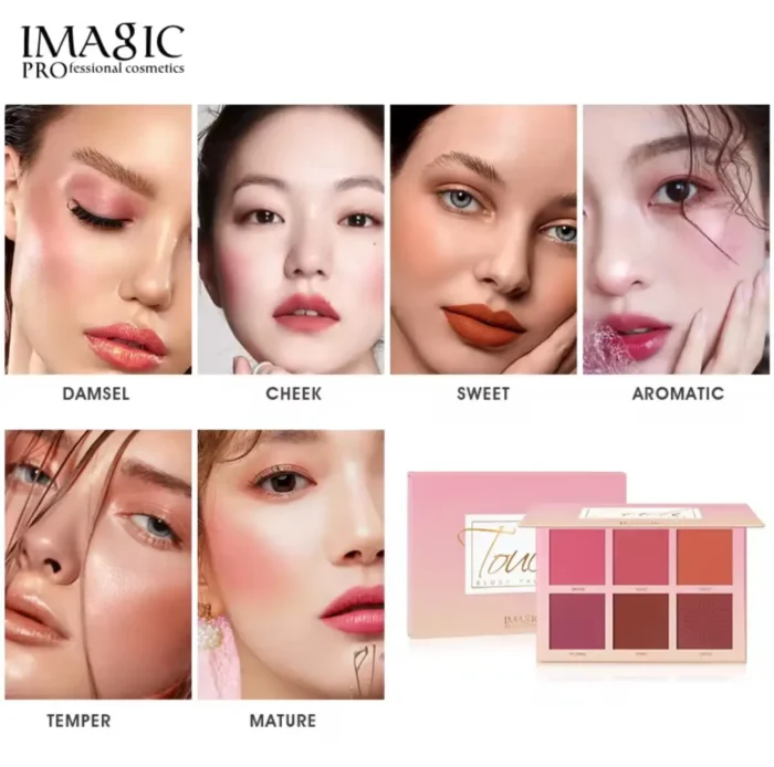IMAGIC 6 COLOR TOUCH BLUSH PALETTE - Image 4