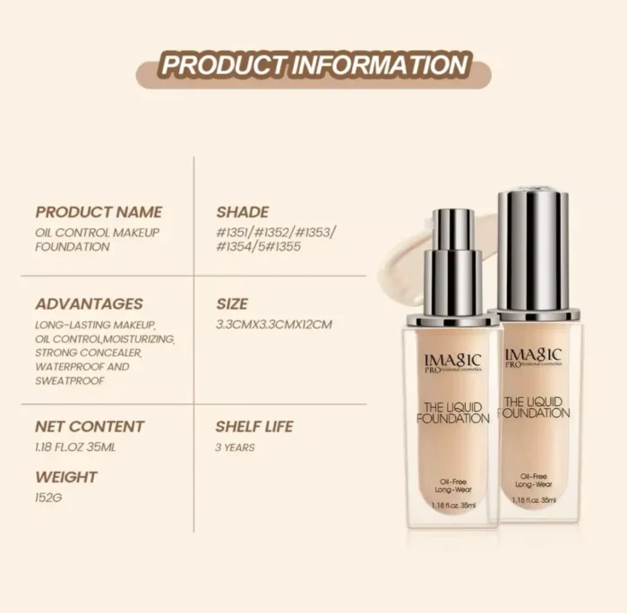 imagic OIL-FREE LIQUID FOUNDATION - Image 10