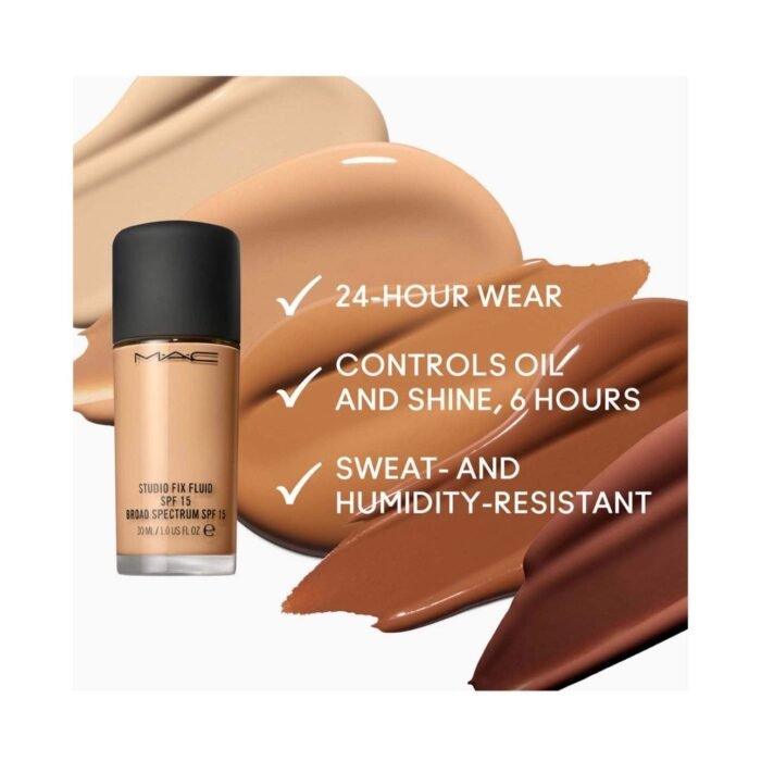 M.A.C Studio Fix Fluid SPF 15 Foundation -(30ml) - Image 8