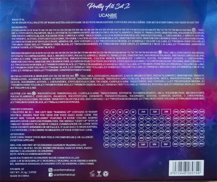 Ucanbe Pretty All Set Eyeshadow Palette vol-2 - Image 9