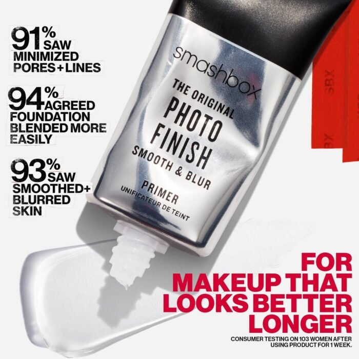 Smashbox The Original Photo Finish Smooth & Blur Primer with Vitamin A & E - Image 8