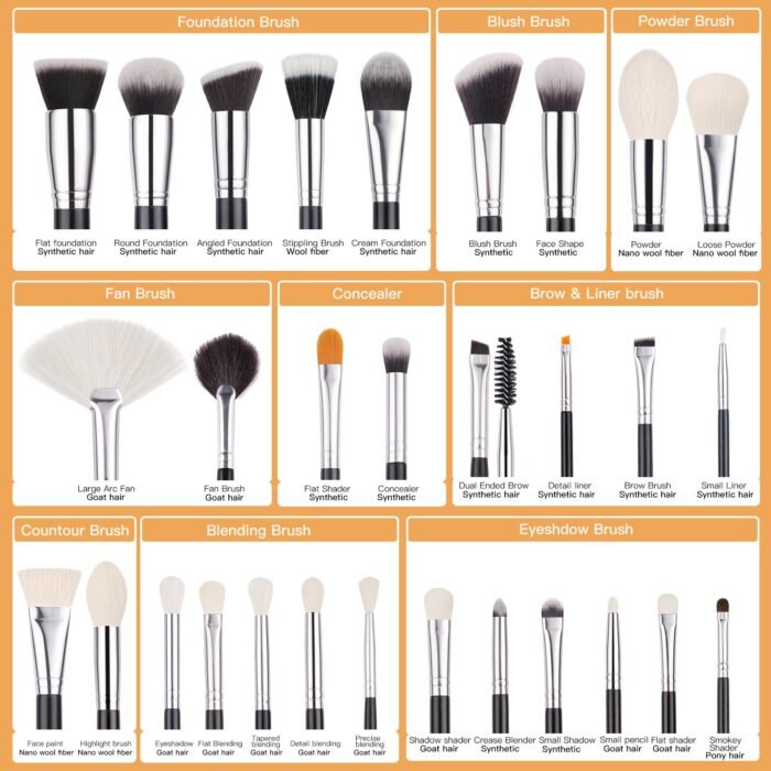 Beili Brush Set Professional Makeup  B30-S02 - Image 2