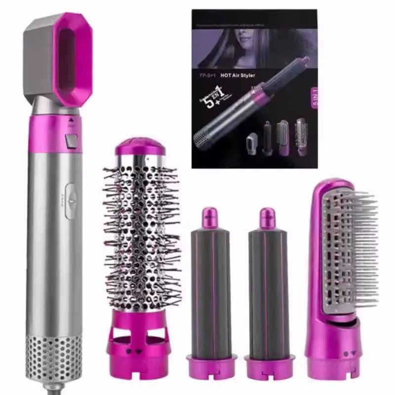 5 in 1 curling tong hair styler kit