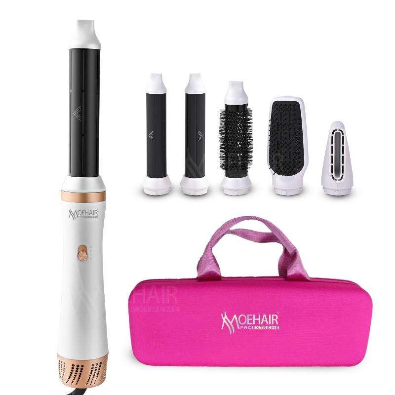 MOEHAIR 5-in-1 Hair Styler & Hot Air Brush