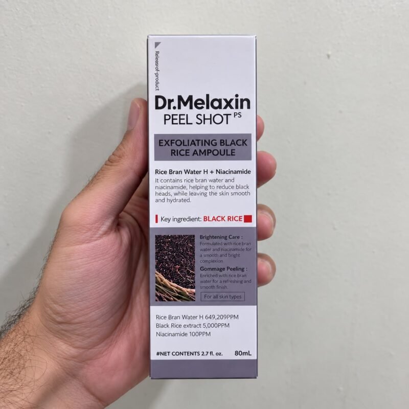 Dr.Melaxin Peel Shot Exfoliating Black Rice Ampoule